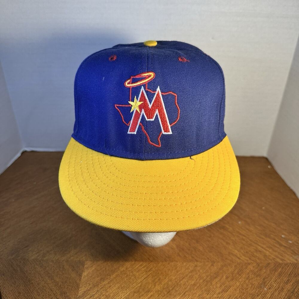 Vintage 90's Midland Angels MILB Pro-Line Fitted Hat 7 1/4 New NWT Deadstock